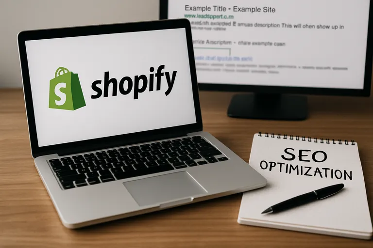 Optimaliseer je Shopify SEO: Meta titels, descriptions en de expertise van MarketingCollega